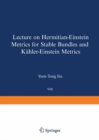 Image for Lectures On Hermitian-einstein Metrics for Stable Bundles and Kahler-einstein Metrics: Delivered at the German Mathematical Society Seminar in Dusseldorf in June, 1986 : 8