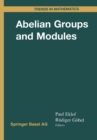 Image for Abelian Groups and Modules: International Conference in Dublin, August 10-14, 1998
