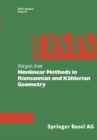 Image for Nonlinear Methods in Riemannian and Kahlerian Geometry