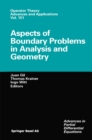 Image for Aspects of Boundary Problems in Analysis and Geometry