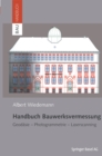 Image for Handbuch Bauwerksvermessung: Geodasie, Photogrammetrie, Laserscanning