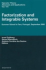 Image for Factorization and Integrable Systems: Summer School in Faro, Portugal, September 2000