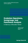 Image for Evolution Equations, Semigroups and Functional Analysis: In Memory of Brunello Terreni