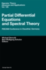 Image for Partial Differential Equations and Spectral Theory: Pde2000 Conference in Clausthal, Germany : 126