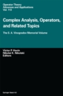 Image for Complex Analysis, Operators, and Related Topics: The S. A. Vinogradov Memorial Volume
