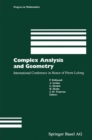 Image for Complex Analysis and Geometry: International Conference in Honor of Pierre Lelong