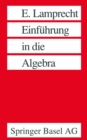 Image for Einfuhrung in Die Algebra.