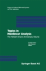 Image for Topics in Nonlinear Analysis: The Herbert Amann Anniversary Volume : 35