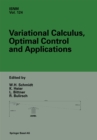 Image for Variational Calculus, Optimal Control and Applications: International Conference in Honour of L. Bittner and R. Klotzler, Trassenheide, Germany, September 23-27, 1996 : 124