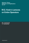Image for M.g. Krein&#39;s Lectures On Entire Operators : 97