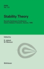 Image for Stability Theory: Hurwitz Centenary Conference Centro Stefano Franscini, Ascona, 1995