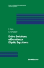 Image for Entire Solutions of Semilinear Elliptic Equations