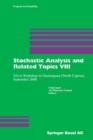 Image for Stochastic Analysis and Related Topics VIII