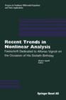 Image for Recent Trends in Nonlinear Analysis