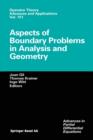 Image for Aspects of Boundary Problems in Analysis and Geometry