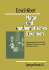 Image for David Hilbert Natur und mathematisches Erkennen