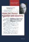 Image for Finsler Set Theory: Platonism and Circularity : Translation of Paul Finsler’s papers on set theory with introductory comments