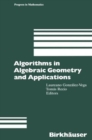 Image for Algorithms in Algebraic Geometry and Applications