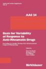 Image for Basis for Variability of Response to Anti-Rheumatic Drugs