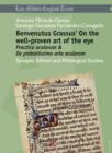 Image for Benvenutus Grassus&#39; On the well-proven art of the eye: &quot;Practica oculorum &amp; De probatissima arte oculorum&quot;- Synoptic Edition and Philological Studies