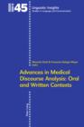 Image for Advances in medical discourse analysis: oral and written contexts : v.45