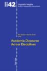 Image for Academic discourse across disciplines : v. 42