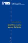 Image for Identities in and across cultures : Volume 189