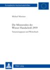 Image for Die Minnereden der Wiener Handschrift 2959: Variantenapparat und Woerterbuch