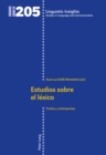 Image for Estudios sobre el lexico