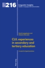 Image for CLIL experiences in secondary and tertiary education : 216