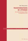 Image for Transformations de l&#39;ethique: De la phenomenologie radicale au pragmatisme social