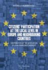 Image for Citizens&#39; participation at the local level in Europe and neighbouring countries: contribution of the Association of Local Democracy Agencies