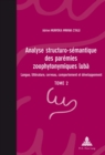 Image for Analyse structuro-semantique des paremies zoophytonymiques luba: Langue, litterature, cerveau, comportement et developpement- Tome 2 : 9