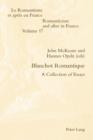 Image for Blanchot romantique: a collection of essays