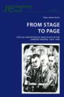 Image for From stage to page: critical reception of Irish plays in the London theatre, 1925-1996