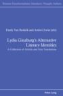Image for Lydia Ginzburg&#39;s Alternative Literary Identities: A Collection of Articles and New Translations