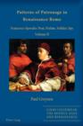 Image for Patterns of Patronage in Renaissance Rome: Francesco Sperulo: Poet, Prelate, Soldier, Spy - Volume II : 3