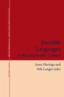 Image for Invisible languages in the nineteenth century