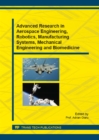 Image for Advanced Research in Aerospace Engineering, Robotics, Manufacturing Systems, Mechanical Engineering and Biomedicine