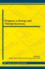 Image for Progress in Energy and Thermal Sciences