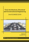Image for Civil, Architectural, Structural and Constructional Engineering