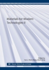 Image for Materials for Modern Technologies II