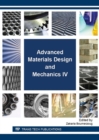 Image for Advanced Materials Design and Mechanics IV