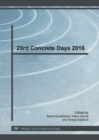 Image for 23rd Concrete Days 2016
