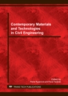 Image for Contemporary Materials and Technologies in Civil Engineering