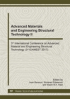 Image for Advanced Materials and Engineering Structural Technology II