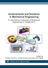 Image for Achievements and Solutions in Mechanical Engineering