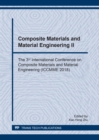 Image for Composite Materials and Material Engineering II