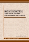 Image for Advances in Nanostructured Materials for Multifunctional Applications: Synthesis, Characterization and Properties