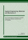 Image for Applied Engineering, Materials and Mechanics II